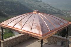 Realizzazione copertura a cupola in rame